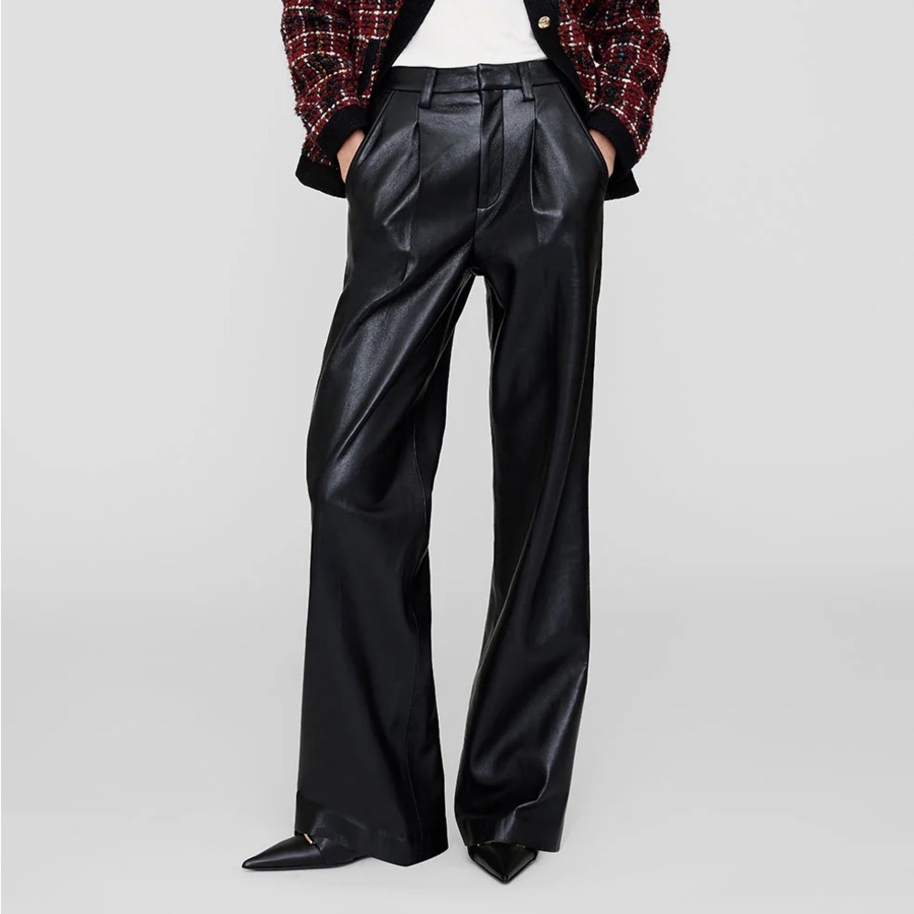 Anine Bing Classic Black Carmen Pant